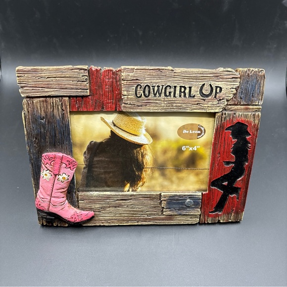 Country western cowgirl picture frame - Picture 1 of 9